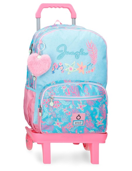 98127T1 MOCHILA ADAP. 44CM. C/CARRO. ENSO JUNGLE MOOD 98127T1 MOCHILA ADAP. 44CM. C/CARRO. ENSO JUNGLE MOOD