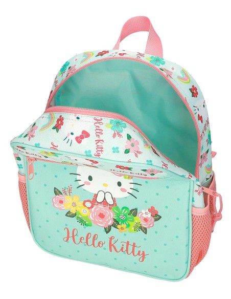 41221F1 MOCHILA ADAP. 28CM. FLORAL KITTY