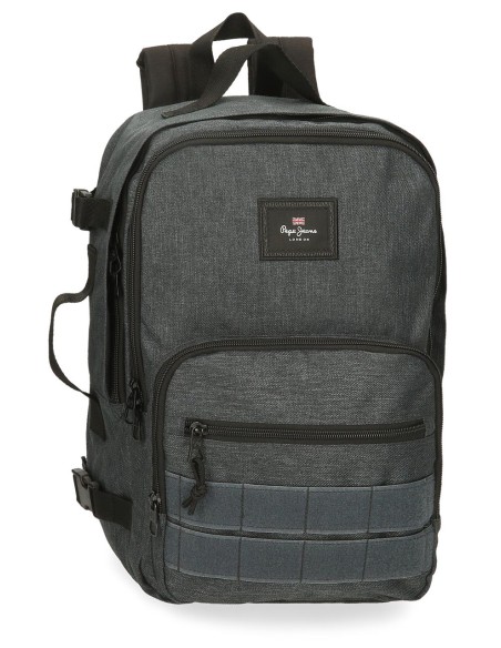 63325C8 MOCHILA ADAP. 40CM. PJL ARIS EVERGREEN DENIM OSCURO 63325C8 MOCHILA ADAP. 40CM. PJL ARIS EVERGREEN DENIM OSCURO