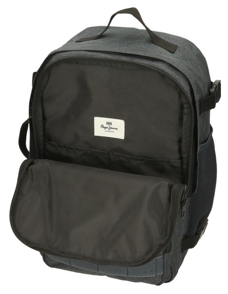 63325C8 MOCHILA ADAP. 40CM. PJL ARIS EVERGREEN DENIM OSCURO 63325C8 MOCHILA ADAP. 40CM. PJL ARIS EVERGREEN DENIM OSCURO