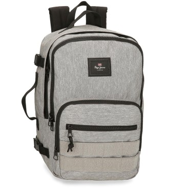 63325H1 MOCHILA ADAP. 40CM. PJL ARIS EVERGREEN GRIS 2