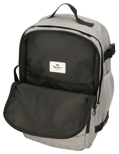 63325H1 MOCHILA ADAP. 40CM. PJL ARIS EVERGREEN GRIS