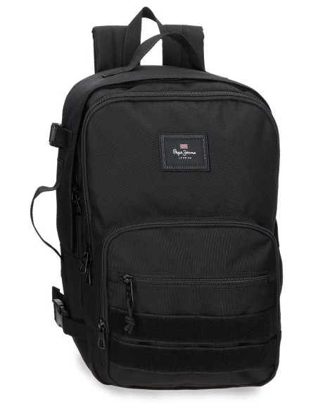 6332521 MOCHILA ADAP. 40CM. PJL ARIS EVERGREEN NEGRO