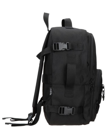 6332521 MOCHILA ADAP. 40CM. PJL ARIS EVERGREEN NEGRO