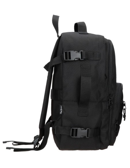 6332521 MOCHILA ADAP. 40CM. PJL ARIS EVERGREEN NEGRO