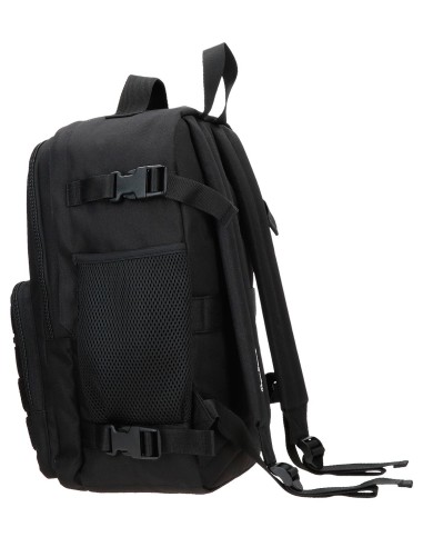 6332521 MOCHILA ADAP. 40CM. PJL ARIS EVERGREEN NEGRO