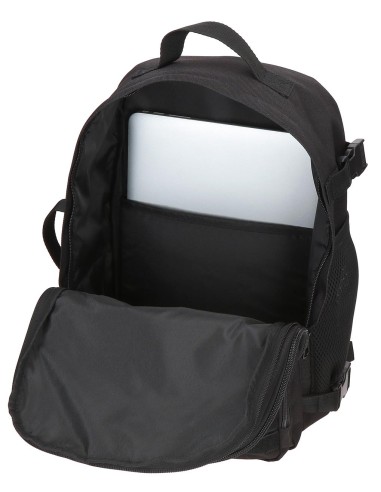6332521 MOCHILA ADAP. 40CM. PJL ARIS EVERGREEN NEGRO