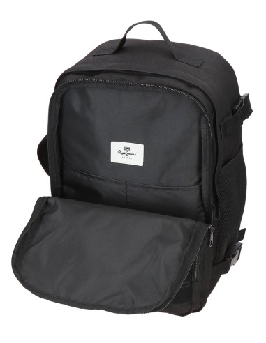 6332521 MOCHILA ADAP. 40CM. PJL ARIS EVERGREEN NEGRO