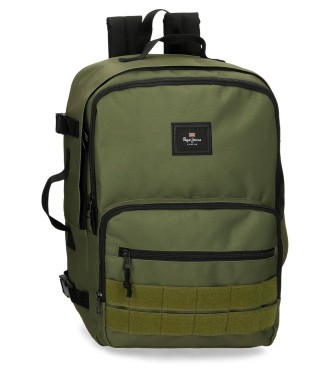 63328C3 MOCHILA ADAP. 44CM. PJL ARIS EVERGREEN CAQUI