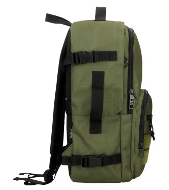 63328C3 MOCHILA ADAP. 44CM. PJL ARIS EVERGREEN CAQUI 2