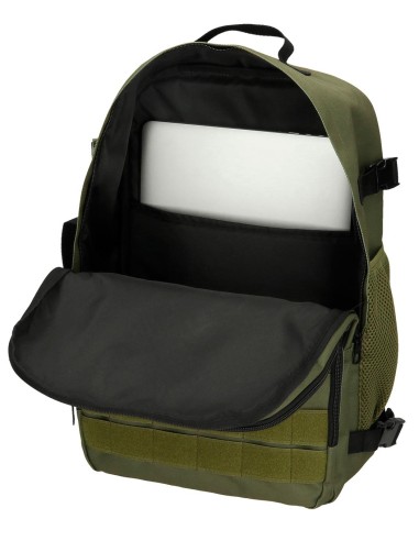 63328C3 MOCHILA ADAP. 44CM. PJL ARIS EVERGREEN CAQUI