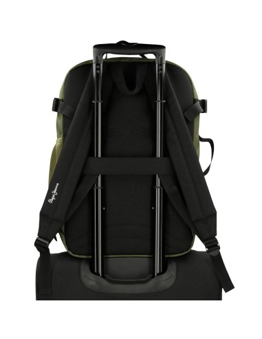 63328C3 MOCHILA ADAP. 44CM. PJL ARIS EVERGREEN CAQUI