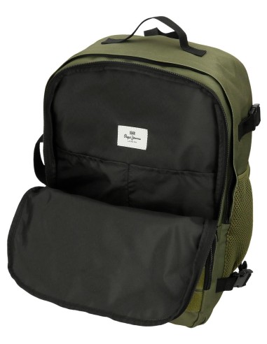 63328C3 MOCHILA ADAP. 44CM. PJL ARIS EVERGREEN CAQUI