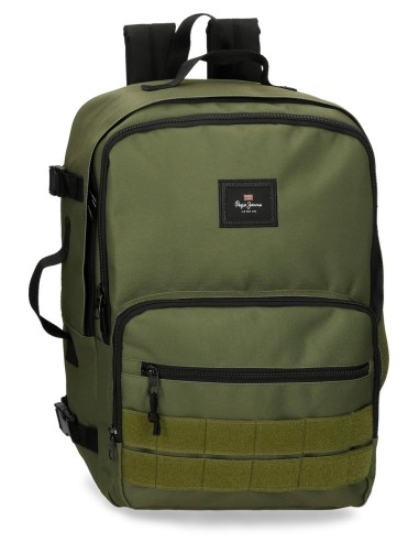 63328C3 MOCHILA ADAP. 44CM. PJL ARIS EVERGREEN CAQUI