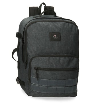 63328C8 MOCHILA ADAP. 44CM. PJL ARIS EVERGREEN DENIM OSCURO