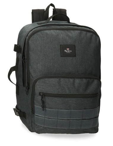 63328C8 MOCHILA ADAP. 44CM. PJL ARIS EVERGREEN DENIM OSCURO