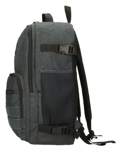 63328C8 MOCHILA ADAP. 44CM. PJL ARIS EVERGREEN DENIM OSCURO