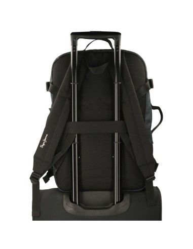 63328C8 MOCHILA ADAP. 44CM. PJL ARIS EVERGREEN DENIM OSCURO