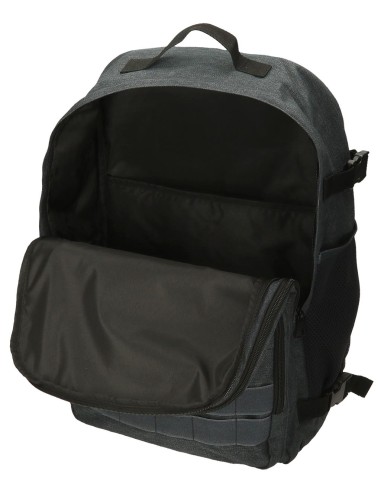 63328C8 MOCHILA ADAP. 44CM. PJL ARIS EVERGREEN DENIM OSCURO
