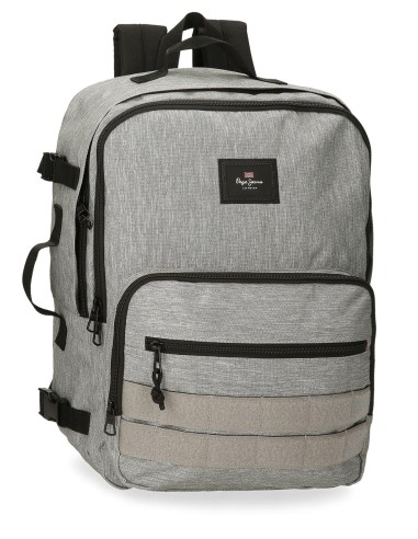 63328H1 MOCHILA ADAP. 44CM. PJL ARIS EVERGREEN GRIS