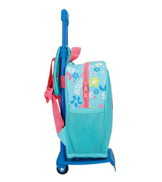 49520T2 MOCHILA ADAP. 25CM. C/CARRO. ALOHA STITCH 2