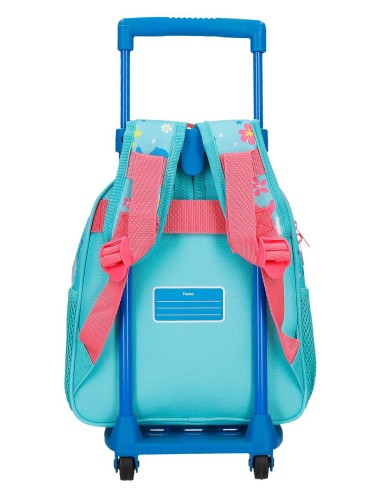 49520T2 MOCHILA ADAP. 25CM. C/CARRO. ALOHA STITCH