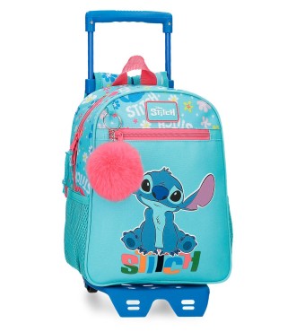 49521T2 MOCHILA ADAP. 28CM. C/CARRO. ALOHA STITCH