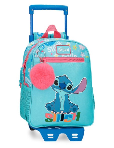 49521T2 MOCHILA ADAP. 28CM. C/CARRO. ALOHA STITCH