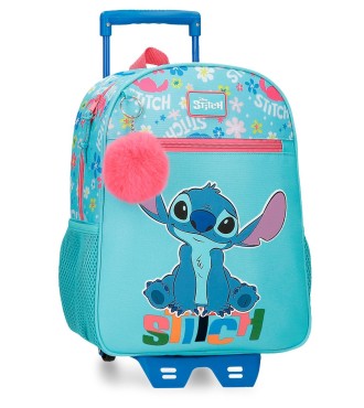 49522T2 MOCHILA ADAP. 33CM. C/CARRO. ALOHA STITCH