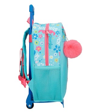 49522T2 MOCHILA ADAP. 33CM. C/CARRO. ALOHA STITCH 2