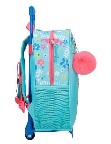 49522T2 MOCHILA ADAP. 33CM. C/CARRO. ALOHA STITCH