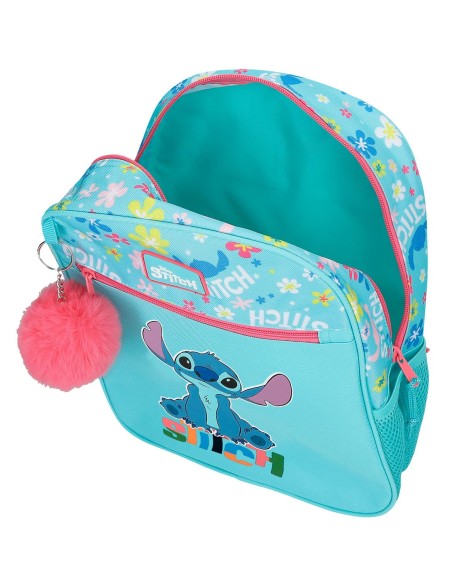 49522T2 MOCHILA ADAP. 33CM. C/CARRO. ALOHA STITCH