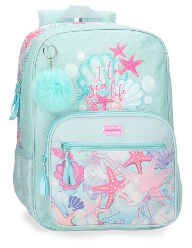 3052341 MOCHILA 38CM. MOVOM I LOVE SEA LIFE