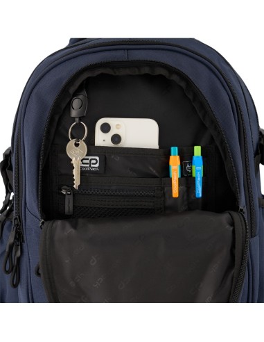 Mochila Escolar Factor Coolpack Ripstop Blue Mochilas Esc...