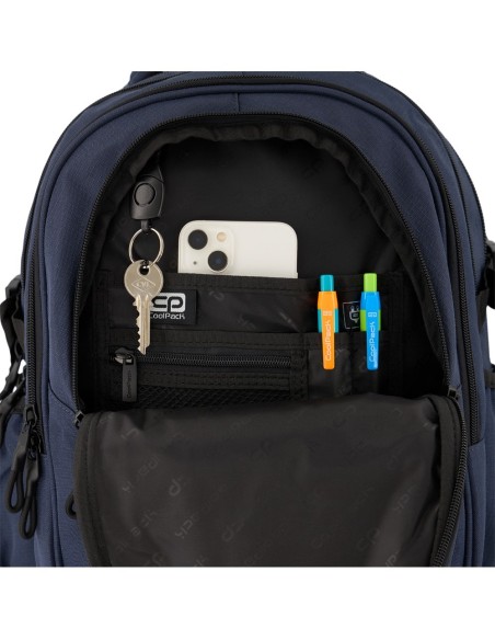 Mochila Escolar Factor Coolpack Ripstop Blue Mochilas Esc...