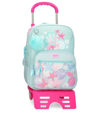 30523T1 MOCHILA ADAP. 38CM. C/CARRO. MOVOM I LOVE SEA LIFE