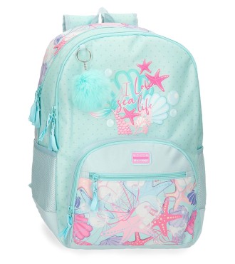 30526D1 MOCHILA ADAP. 44CM 2C. MOVOM I LOVE SEA LIFE