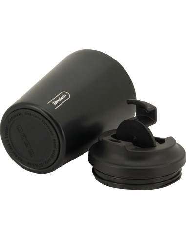 Vaso Acero Inoxidable Metalizado 350 ML Tandem Negro