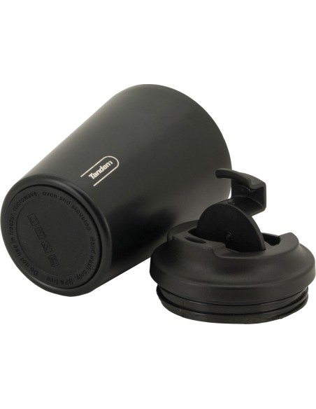 Vaso Acero Inoxidable Metalizado 350 ML Tandem Negro