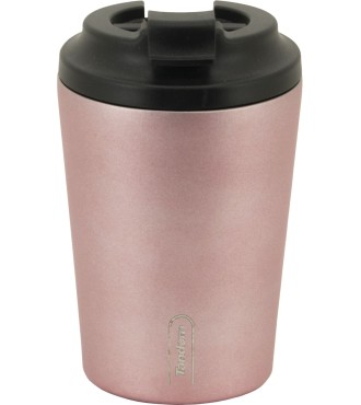 Vaso Acero Inoxidable Metalizado 350 ML Tandem Rosa