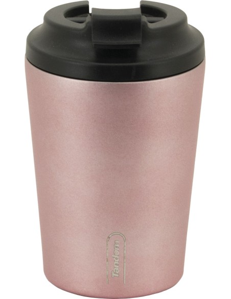Vaso Acero Inoxidable Metalizado 350 ML Tandem Rosa