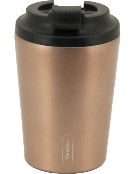 Vaso Acero Inoxidable Metalizado 350 ML Tandem Dorado Vaso Acero Inoxidable Metalizado 350 ML Tandem Dorado