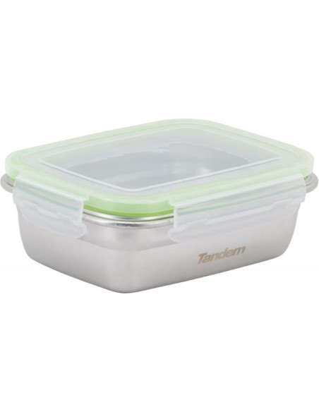 Fiambreras Acero Inoxidable Tandem 550 Ml Verde Fiambreras Acero Inoxidable Tandem 550 Ml Verde