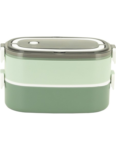 Fiambrera Doble Acero Inoxidable 304 Tandem 1400 Ml Verde Fiambrera Doble Acero Inoxidable 304 Tandem 1400 Ml Verde