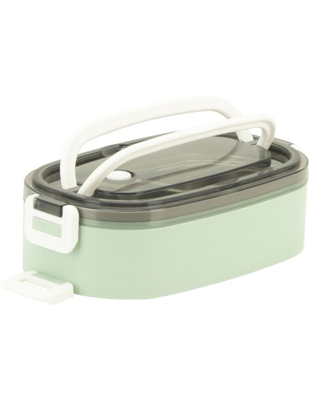 Fiambrera Doble Acero Inoxidable 304 Tandem 1400 Ml Verde Fiambrera Doble Acero Inoxidable 304 Tandem 1400 Ml Verde