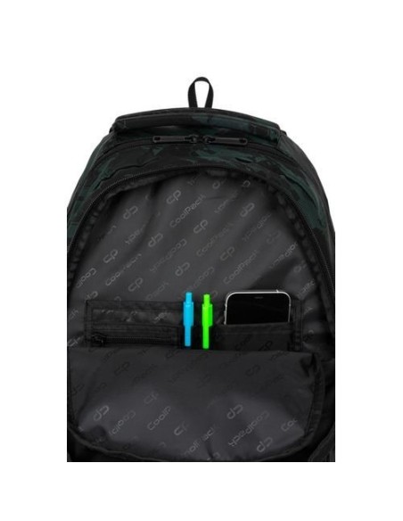 Mochila Escolar Pick Coolpack Kick Technic Green Mochilas...
