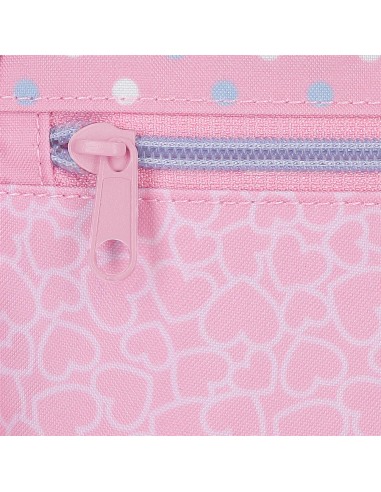 20321T1 MOCHILA ADAP. 25CM. C/CARRO. HELLO KITTY HEARTS & DO