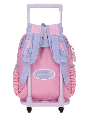 20322T1 MOCHILA ADAP. 28CM. C/CARRO. HELLO KITTY HEARTS & DO