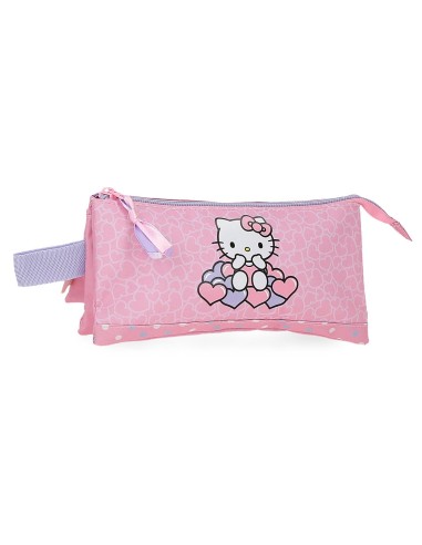 2034341 PORTATODO 3C. HELLO KITTY HEARTS & DOTS