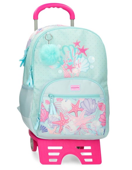 30526T1 MOCHILA ADAP. 44CM 2C. C/CARRO. MOVOM I LOVE SEA LIF